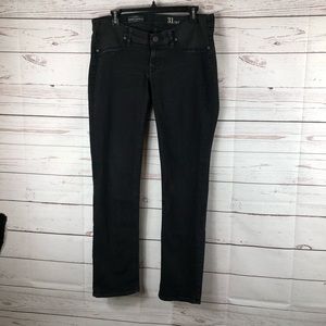 JCrew maternity pants tall black size 31 Mathstick